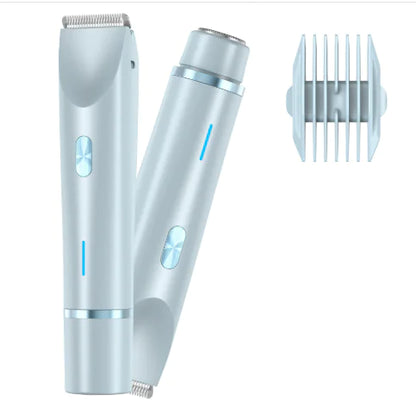 Glamteq™ 2-in-1 SilkSkin Shaver – Face & Body Hair Removal