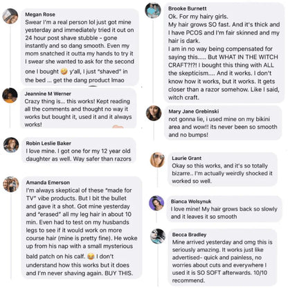 Glamteq™ 2-in-1 SilkSkin Shaver – Face & Body Hair Removal