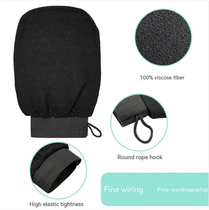 Glamteq™ Viscose Fiber Exfoliating Bath Gloves