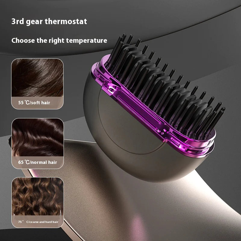 Glamteq™ Mini Wireless Hair Straightener - Smooth Hair Anywhere