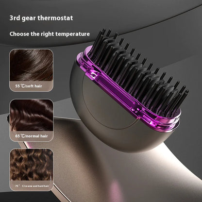 Glamteq™ Mini Wireless Hair Straightener - Smooth Hair Anywhere